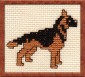 alsation cross stitch kit