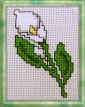 lily mini cross stitch kit