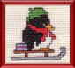 penguin cross stitch