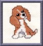 benji puppy cross stitch kit