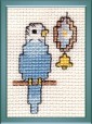 budgie cross stitch