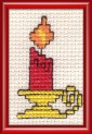 candle cross stitch kit