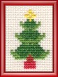 Christmas tree cross stitch kit