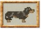 dachshund cross stitch