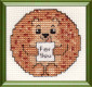 hedgehog cross stitch