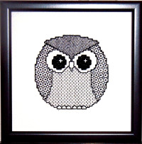 blackwork little owl