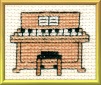 piano cross stitch