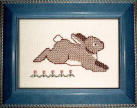 blackwork rabbit