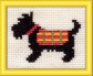 scottie dog cross stitch kit